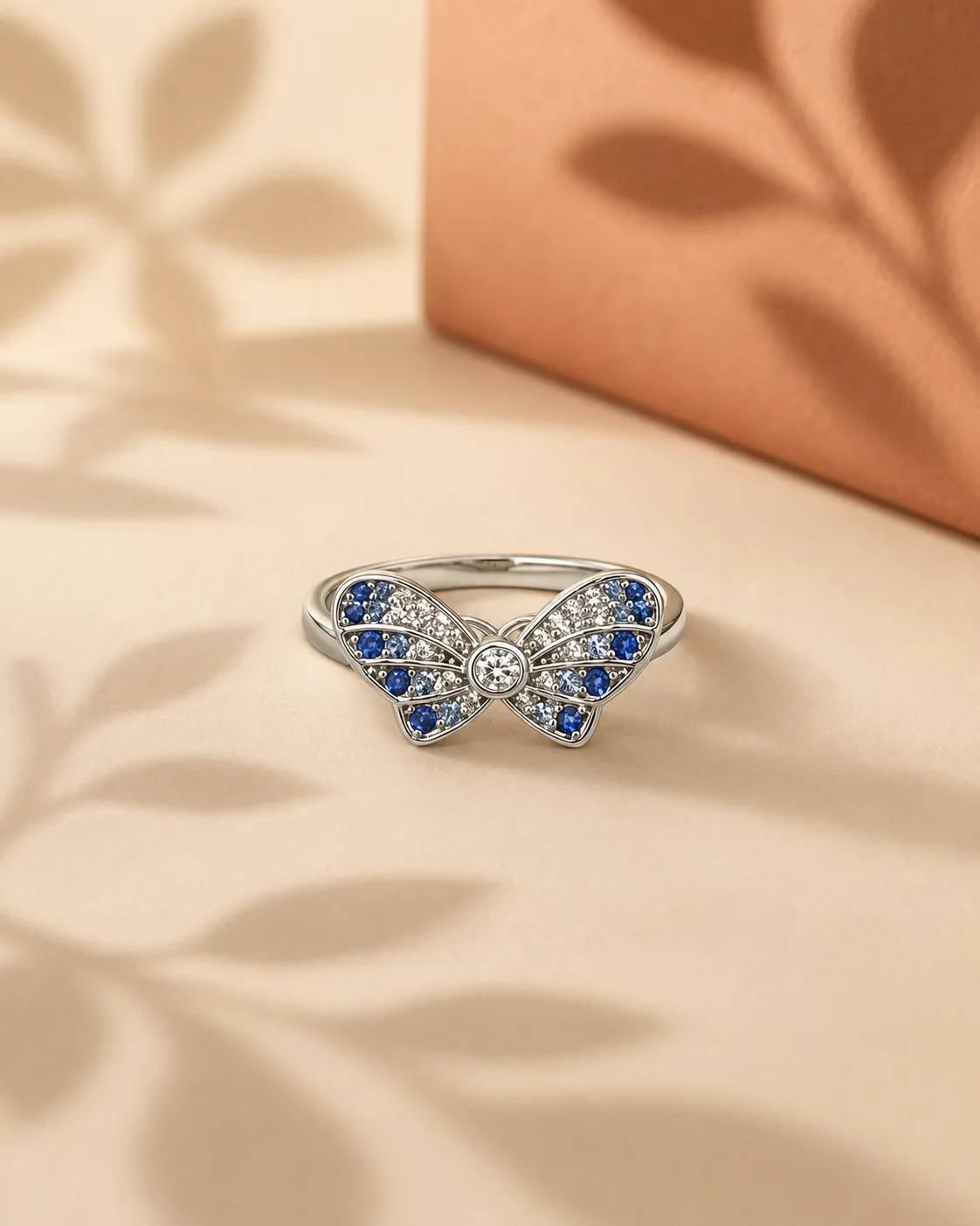 Anillo Mariposa Azul